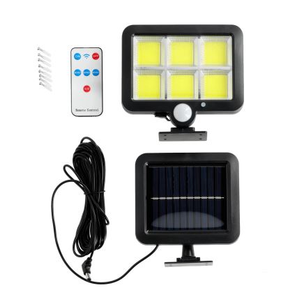 LED-Solarstrahler mit Sensor LED/1,5W/3,7V 6000K IP44