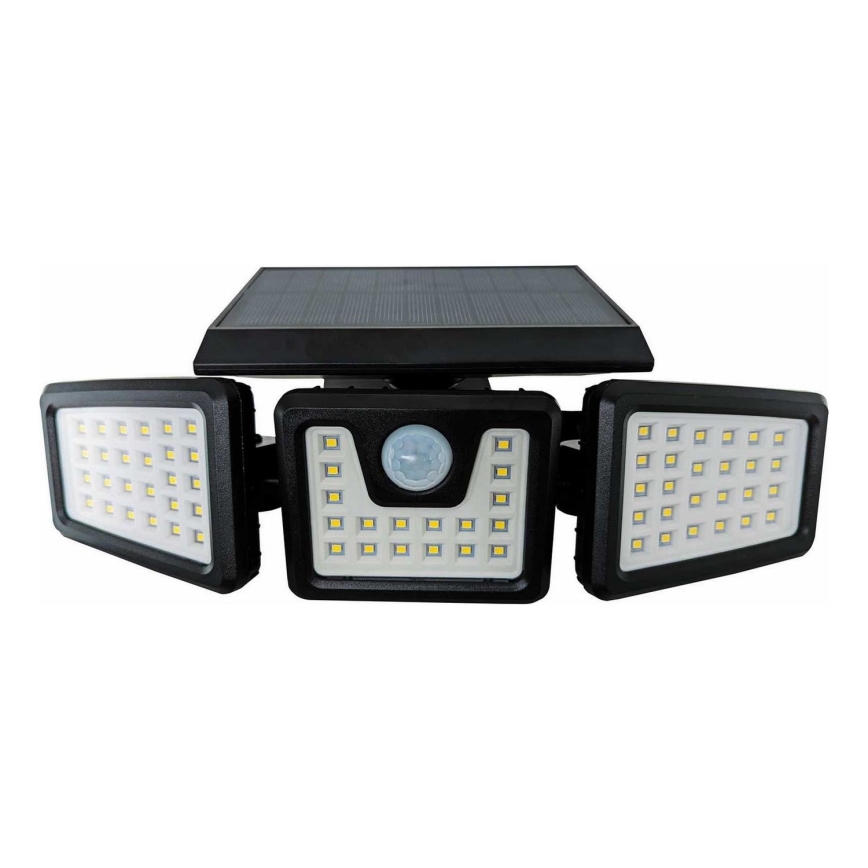 LED-Solarstrahler mit Sensor LED/14W/3,7V 1800 mAh IP54