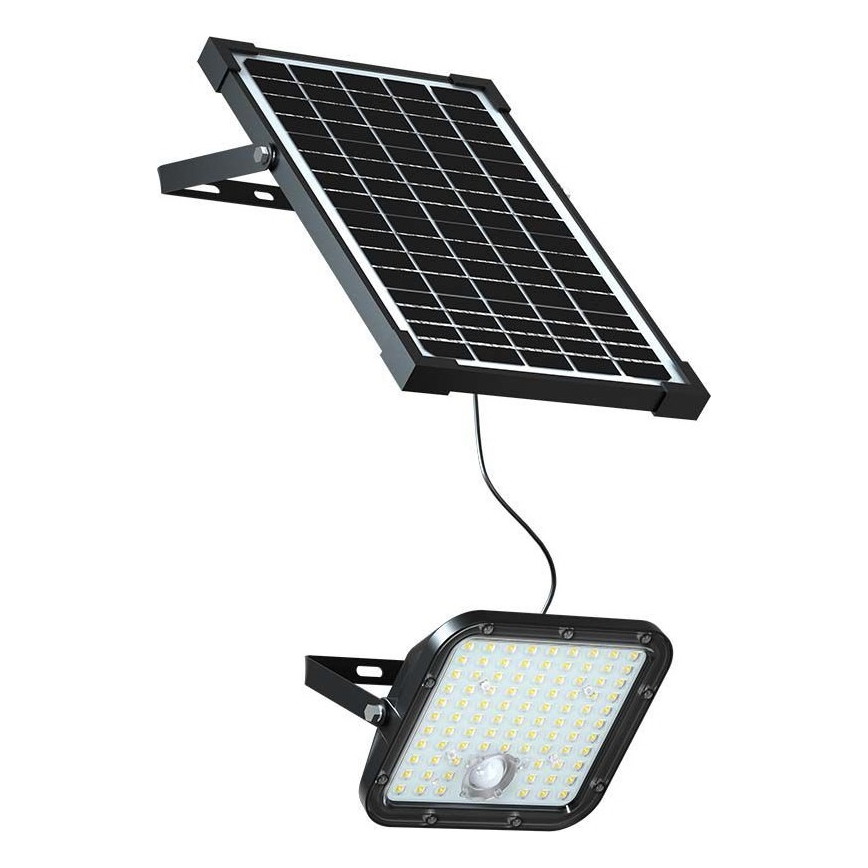 LED-Solarstrahler mit Sensor LED/30W/6,4V 6400K + Fernbedienung