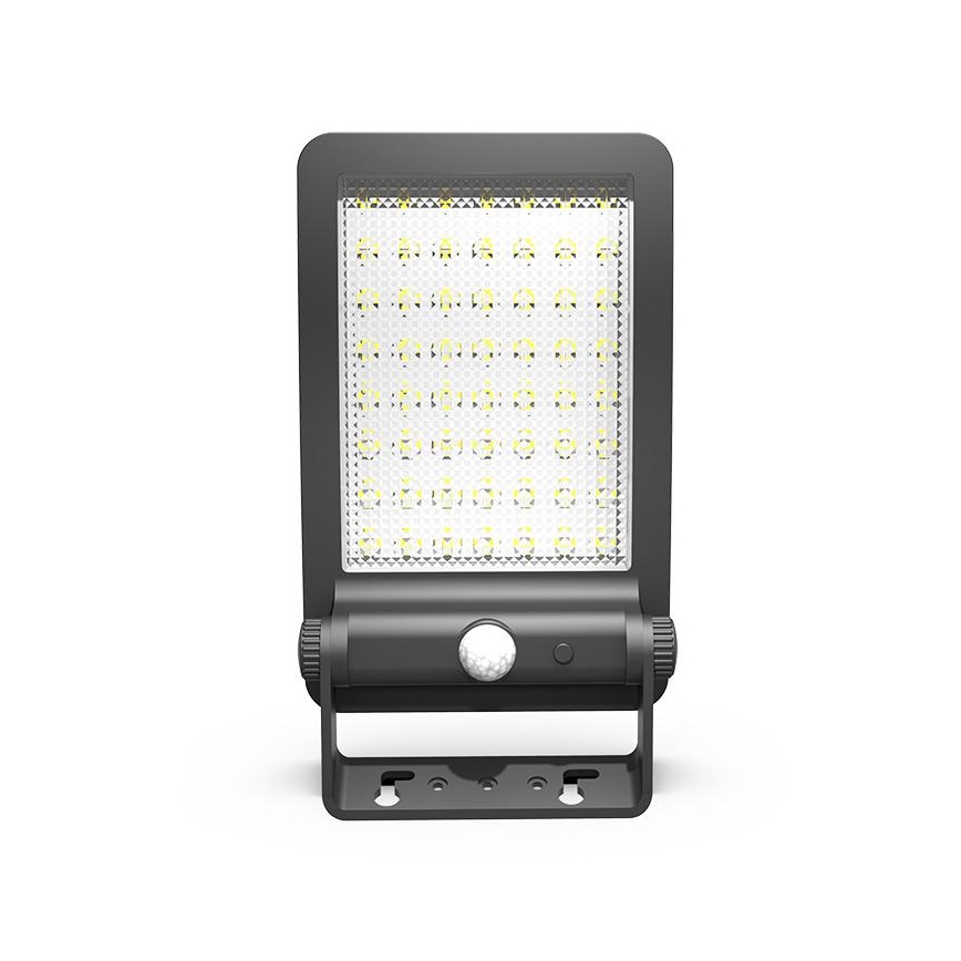 LED-Solarstrahler mit Sensor LED/5W/3,7V 4000K 1500 mAh IP54 schwarz