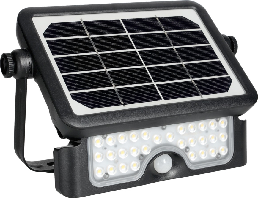LED-Solarstrahler mit Sensor LED/5W/3,7V 4000K IP65 3000 mAh