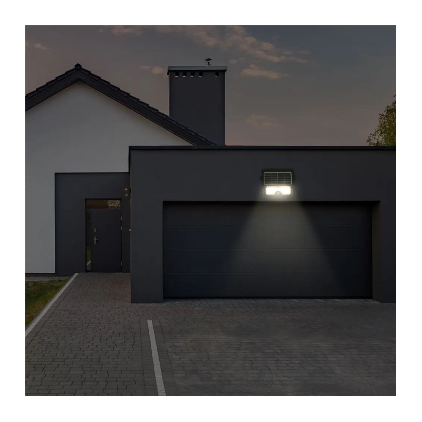LED Solarstrahler mit Sensor LED/5W/3,7V IP65 4000K