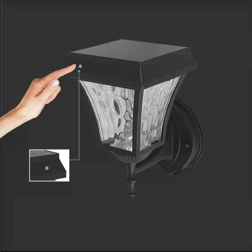 LED-Solarwandleuchte 3in1 LED/2W/5,5V 3000K/6000K IP65 2200 mAh