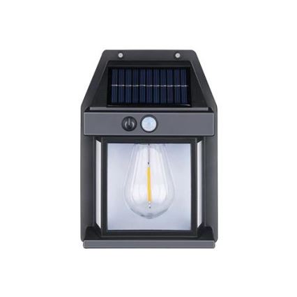 LED-Solarwandleuchte für den Außenbereich mit Sensor LED/1W/230V 1200mAh IP65