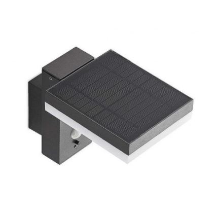 LED-Solarwandleuchte für den Außenbereich mit Sensor LED/5,5W/3,7V 3000K IP54