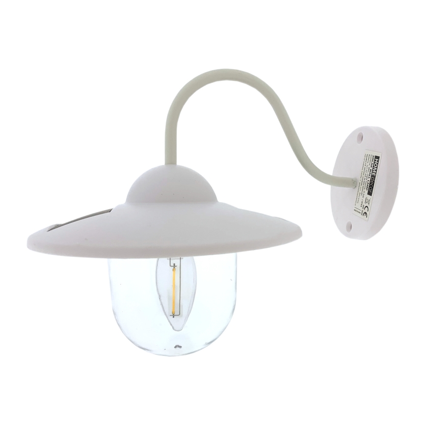 LED-Solarwandleuchte LED/0,5W/1,2V IP44 weiß