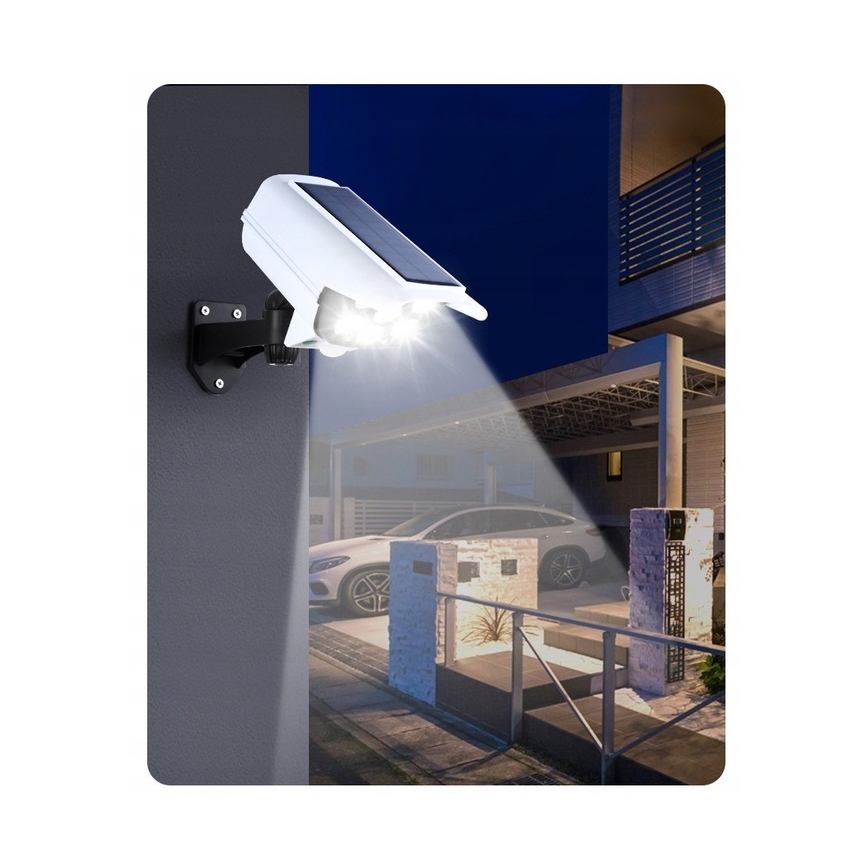 LED Solarkamera-Attrappe mit Sensor KAMERA LED/1W/3,7V IP44 + Fernbedienung-