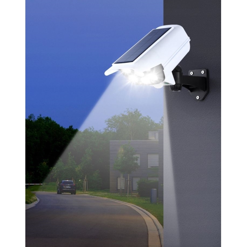 LED Solarkamera-Attrappe mit Sensor KAMERA LED/1W/3,7V IP44 + Fernbedienung-
