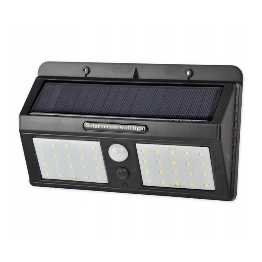LED-Solarwandleuchte mit Sensor LED/1,2W/3,7V 2400 mAh IP54