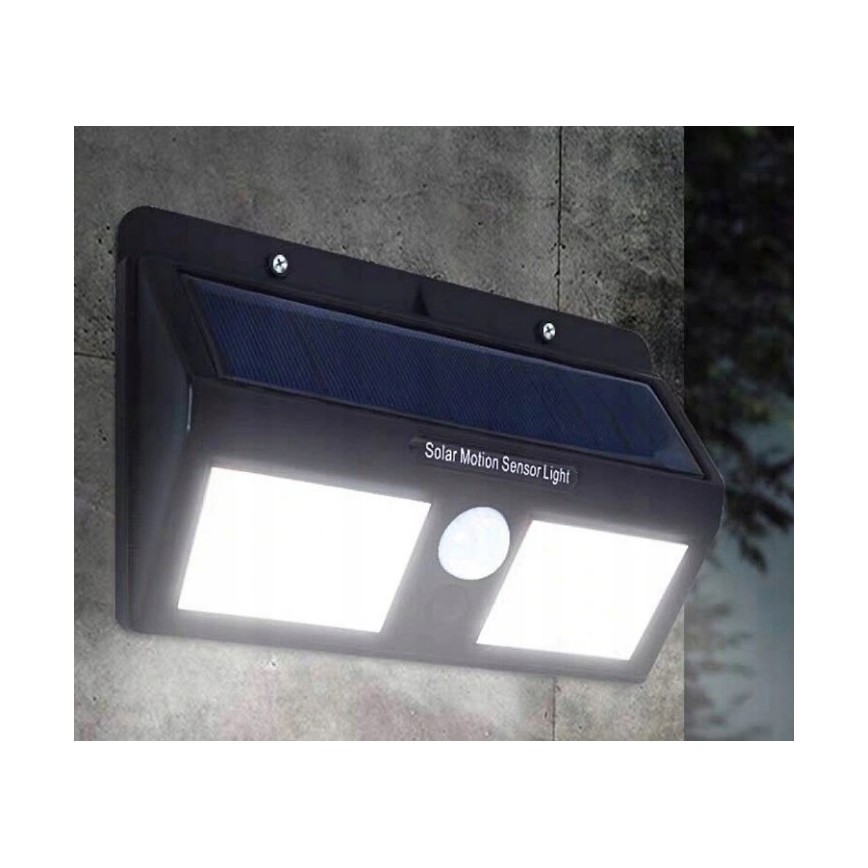 LED-Solarwandleuchte mit Sensor LED/1,2W/3,7V 2400 mAh IP54