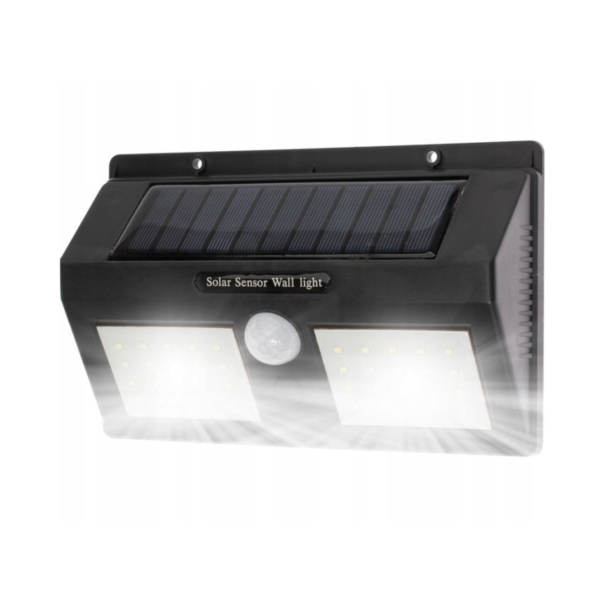 LED-Solarwandleuchte mit Sensor LED/1,2W/3,7V 2400 mAh IP54