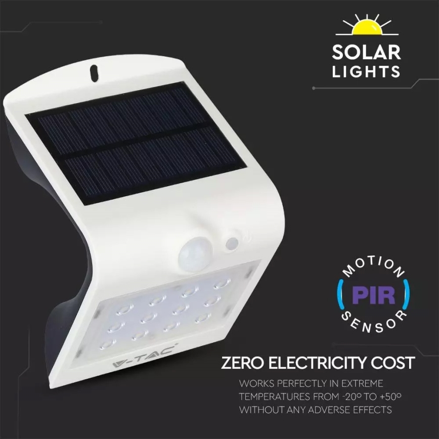 LED-Solarwandleuchte mit Sensor LED/1.5W/3,7V IP65 1200 mAh