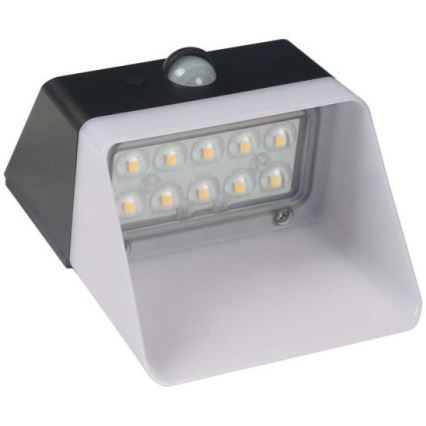 LED-Solarwandleuchte mit Sensor LED/2W/3,7V 4000K IP65