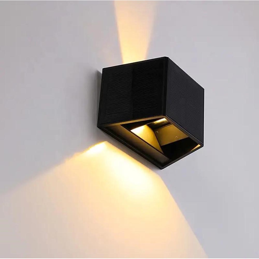 LED-Solarwandleuchte mit Sensor LED/2W/5V IP54 1300 mAh