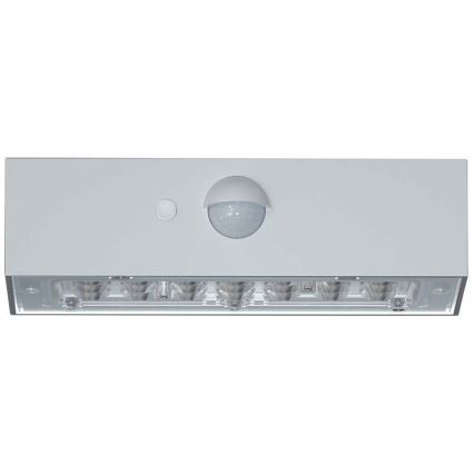 LED-Solarwandleuchte mit Sensor LED/3W/3,7V 3000K/4000K IP65 weiß