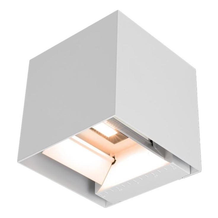 LED-Solarwandleuchte mit Sensor LED/3W/3,7V IP65 4000K 2600 mAh weiß