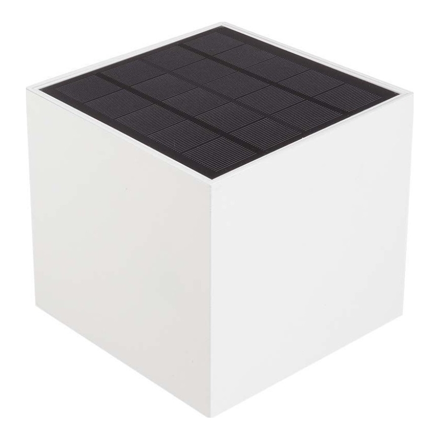 LED-Solarwandleuchte mit Sensor LED/3W/3,7V IP65 4000K 2600 mAh weiß