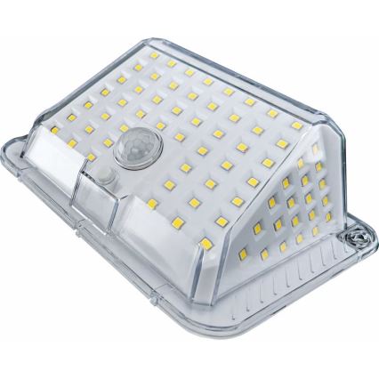 LED-Solarwandleuchte mit Sensor LED/5W/3,7V 1200 mAh IP44