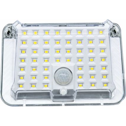 LED-Solarwandleuchte mit Sensor LED/5W/3,7V 1200 mAh IP44