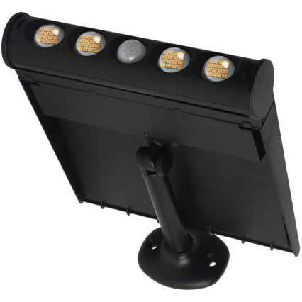 LED-Solarwandleuchte mit Sensor LED/8W/3,7V IP65 4000K 4000 mAh