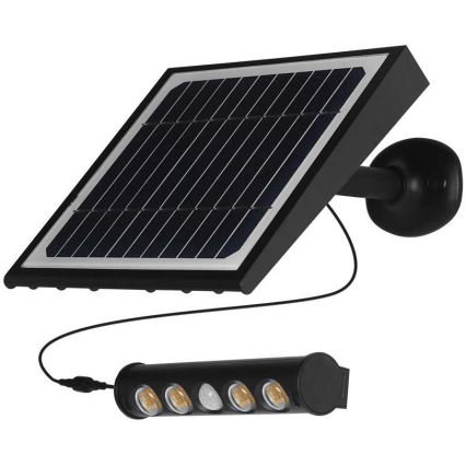 LED-Solarwandleuchte mit Sensor LED/8W/3,7V IP65 4000K 4000 mAh