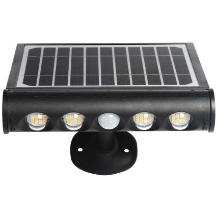 LED-Solarwandleuchte mit Sensor LED/8W/3,7V IP65 4000K 4000 mAh