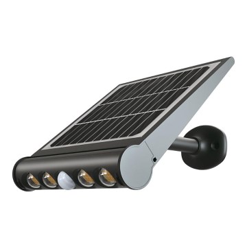 LED-Solarwandleuchte mit Sensor LED/8W/3,7V IP65 6000K 4000 mAh