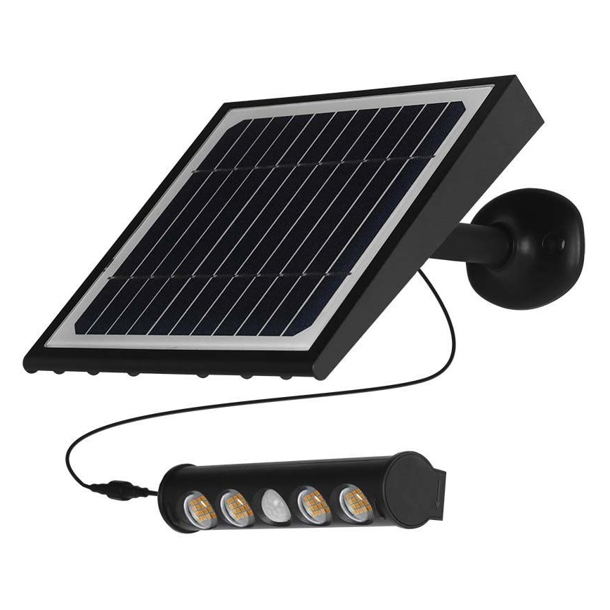 LED-Solarwandleuchte mit Sensor LED/8W/3,7V IP65 6000K 4000 mAh