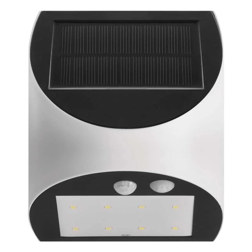 LED-Solarwandleuchte mit Sensor LUMI LED/3,7W 1200mAh IP54 weiß