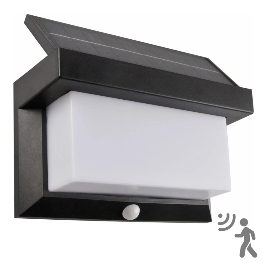 LED-Solarwandleuchte mit Sensor TONY LED/3,7V 1800 mAh IP44