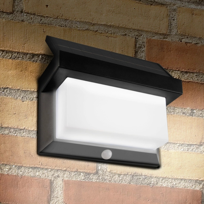 LED-Solarwandleuchte mit Sensor TONY LED/3,7V 1800 mAh IP44