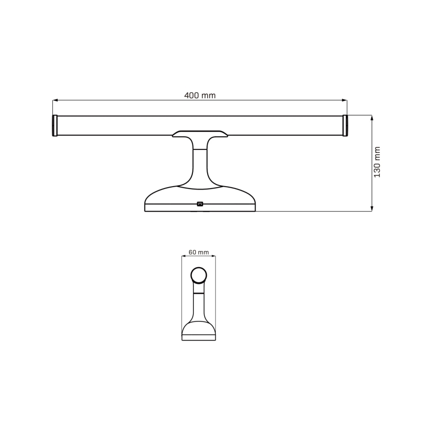 LED-Spiegelbeleuchtung für Badezimmer ARMONA LED/6W/230V 4000K 40 cm IP44 glänzendes Chrom