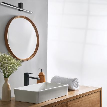 LED-Spiegelbeleuchtung für Badezimmer ARTEMIS LED/13,8W/230V 4000K 60 cm IP44 schwarz