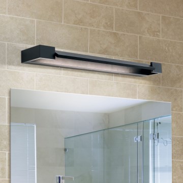 LED-Spiegelbeleuchtung für Badezimmer MARILYN LED/18W/230V 60 cm IP44 schwarz