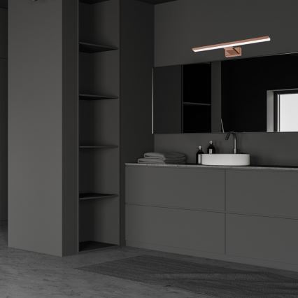 LED-Spiegelbeleuchtung für Badezimmer SHINE LED/13,8W/230V IP44 Roségold