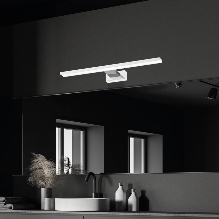 LED-Spiegelbeleuchtung für Badezimmer SHINE LED/13,8W/230V IP44 weiß/glänzendes Chrom
