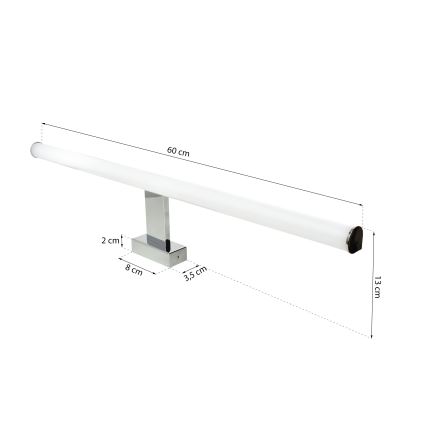 LED Spiegelbeleuchtung fürs Bad DUNA LED/13,8W/230V IP44