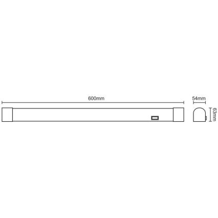 LED Spiegelbeleuchtung fürs Bad LED/15W/230V 4000K IP44