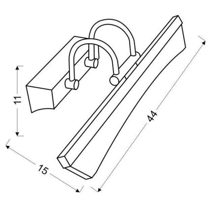 LED-Spiegelbeleuchtung GLORY LED/7W/230V