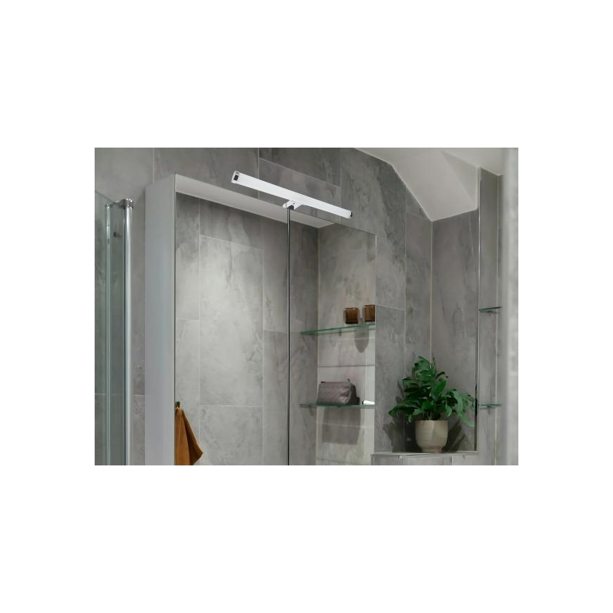 LED-Spiegelleuchte für Badezimmer LED/10W/230V 45 cm IP44 Chrom, glänzend