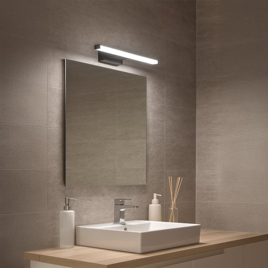 LED-Spiegelleuchte für Badezimmer MIRORE LED/5W/230V 30 cm IP44 schwarz