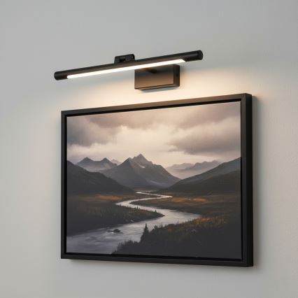 LED-Spiegelleuchte für das Badezimmer MIRROR LED/6W/230V 4000K IP44 40 cm schwarz