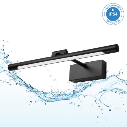 LED-Spiegelleuchte für das Badezimmer MIRROR LED/6W/230V 4000K IP44 40 cm schwarz