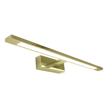 LED-Spiegelleuchte KLIMT, 12 W, 230 V, 3000/4000/6000 K, 60 cm, IP44, goldfarben