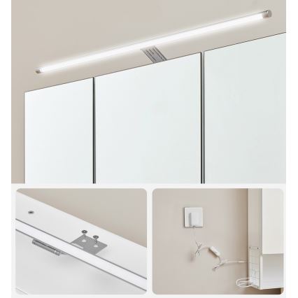 LED-Spiegelschrank für das Badezimmer SKY 70x70x16 cm 230V weiß