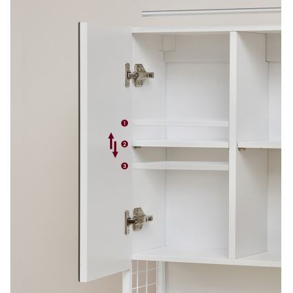 LED-Spiegelschrank für das Badezimmer SKY 70x70x16 cm 230V weiß