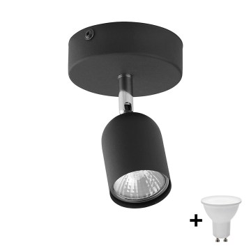 LED-Spot TOP 1x GU10/10W/230V schwarz