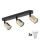 LED-Spotleuchte TOP 3xGU10/10W/230V schwarz/gold