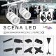 LED Spotlight SCENA LED/20W/230V schwarz 4000 K