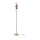 LED Stehleuchte FLORES LED/15W/230V goldfarben/orange/braun
